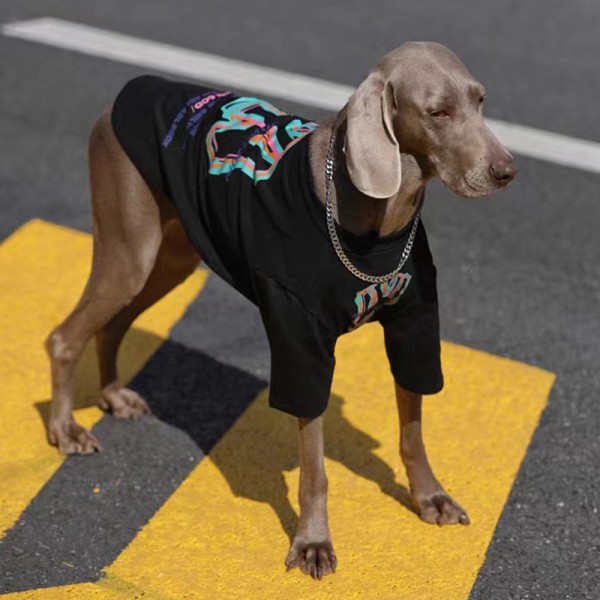 ブランドmlb ペットウェア 中大型犬服Ｔシャツ  犬トレーナー服 お散歩お出かけウェアに コットン春夏服 ドッグウェア 半袖シャツ 日焼き防ぐ 脱毛保護 ペット洋服 かわいい 韓国