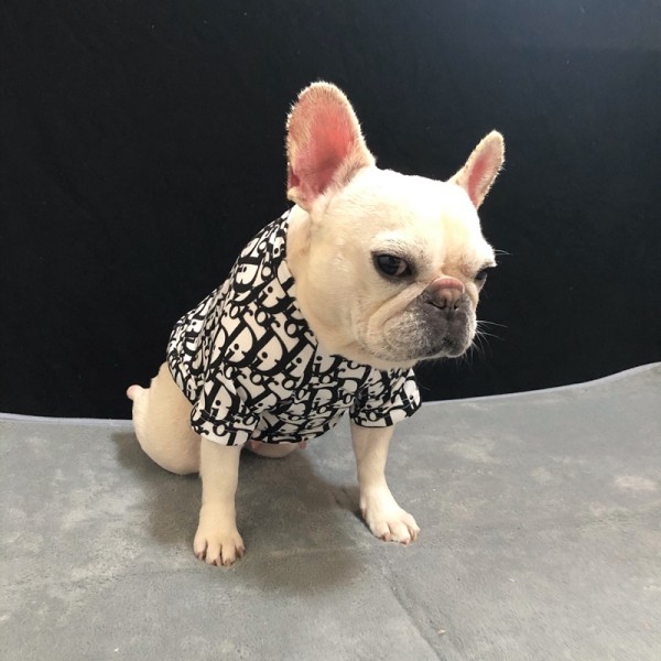 Dior ブランド 犬の用品 犬の服 ディオール ペットウェア ドッグ秋冬服 パーカー 半袖 犬洋服 Tシャツ 厚手 かわいい 中型犬洋服 おしゃれ 着心地よい 大型犬服 お出かけ着 ペット服 M~2XL 