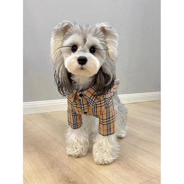 バーバリー Burberry ブランド 犬服 tシャツ長袖 スウェット 子犬猫洋服 パーカー Tシャツ ペット服 ドッグウェア 秋冬服 プルオーバー 猫服 ベストシャツ 暖か 着心地よい 小中型ペット服