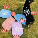 ハイブランド mlb ペット服 犬服 ベスト 猫のチョッキ 潮流 ブランド NY ドッグ服 コットン製 通気性 薄手 夏ウェア 小中型ペット用 お出かけ着 テディベアなどダックス 着心よい S - 3XL