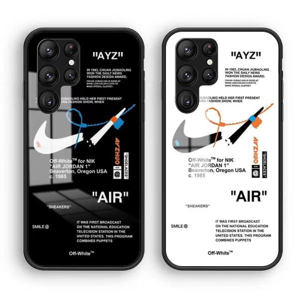 Nike ナイキ Off-White オフホワイト Jordan ジョーダン ブランド galaxy s23/s23 plus/s23 ultra スマホケース インスタ風 保護 モノグラム ギャラクシーS23/S23プラス/S23ウルトラケース 激安 おしゃれ コピー 男女通用  レディース メンズ