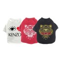 KENZO ペット服 パーカー 帽子付き 綿製 ベスト 犬猫服 通気性抜群 セーター ケンゾー ペット犬服 パロディ かわいい パーカー春秋冬服 かっこいい ファッション感 おしゃれ 可愛い 最安価格 人気 