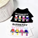ロエベ ペット服 犬服 猫服 Tシャツ BURBERRYドッグ上着 わんちゃん 上着 お出かけ着 かっこいい ロゴ柄 人気 通気性抜群 お出かけ服 綿tシャツ ファッション 柔らかい 個性 S~2XL