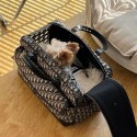 Dior ディオールブランドペット用キャリーバッグ犬用 猫用ハイブランドキャリーバッグブランドパロディ小型ペット用キャリーバッグ気質のあるバッグ 犬用バッグ