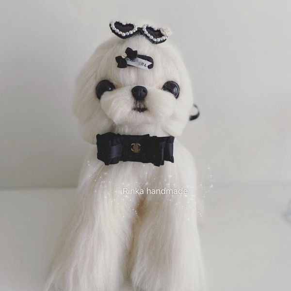 chanel ハイブランド シャネル 犬 用品 ヘアピン ドッグ用バレッタ 蝶結び付き ペットの髪飾り キュート りぼん 少女感 ペット アクセサリー ハンドメイド 高品質 かわいい