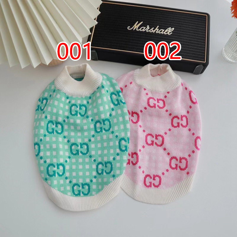 ハイブランド GG ペットウェア 犬服 秋冬向けセーター