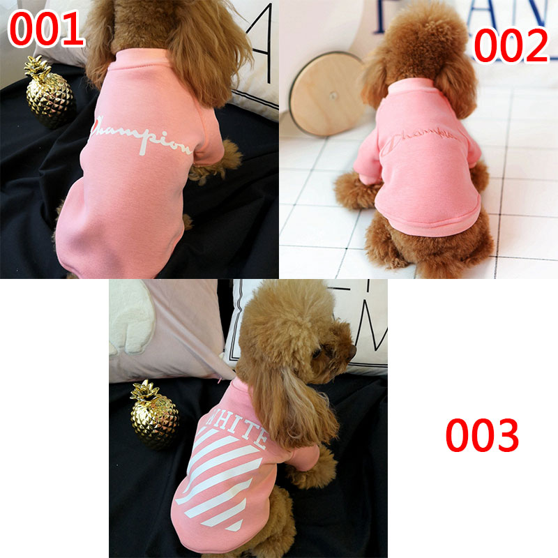 champion 小中型犬服 秋冬シャツ ペット春冬コート かわいい