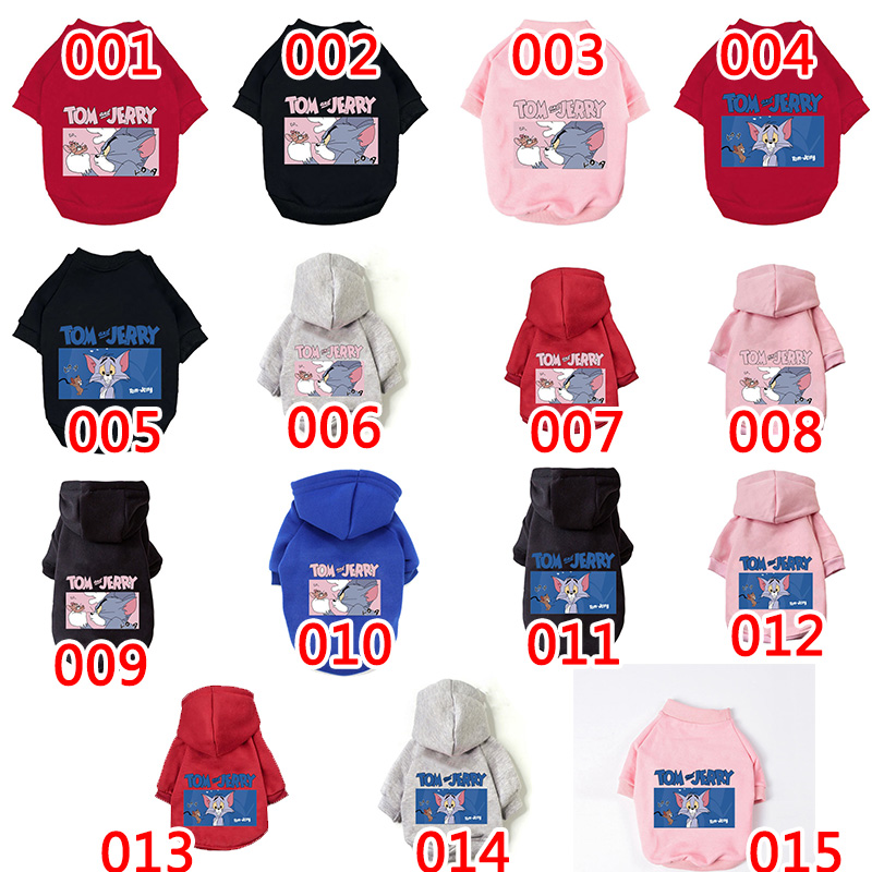 大人気トムとジェリー 犬服 猫服 tシャツ