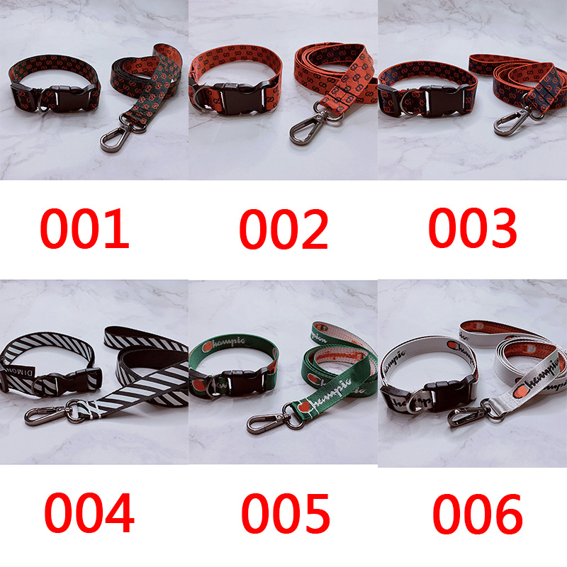 Champion 犬用の首輪と牽引ロープ 2点セット ナイロンタイプ 耐久性