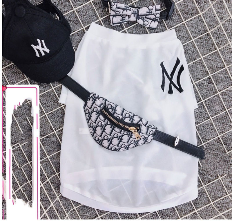 mlbドッグスウェットシャツ 刺繍ロゴ付き ファッション 日焼け止め生地