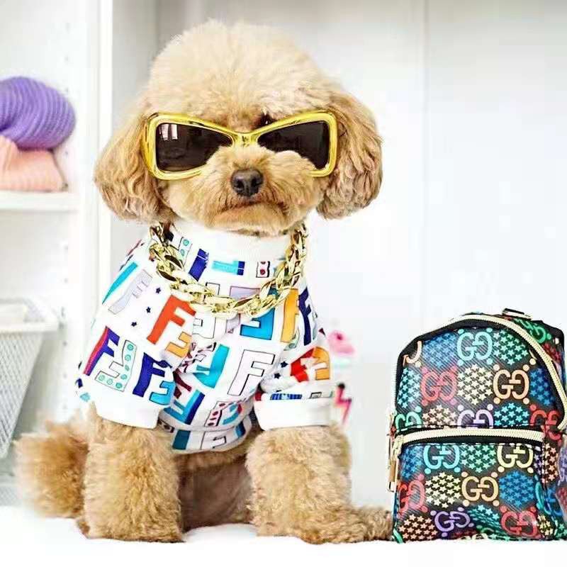 ハイブランドペッ用品犬服フェンディTシャツ