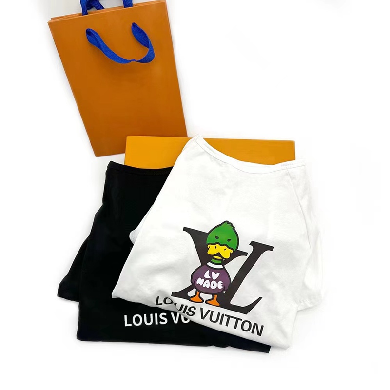 ブランド tシャツ 通気性 プリント柄 lv ペット服