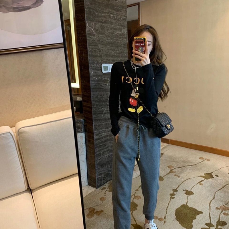 GG 洋服 ブランド偽物服 コピー 韓国 服 パロディ スリムシルエットニット
