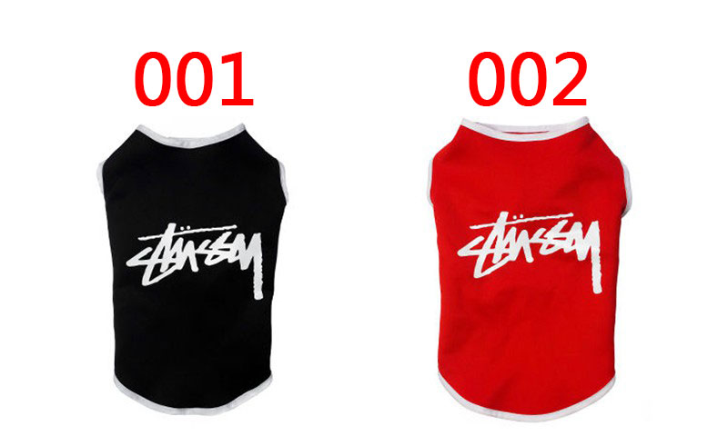 Stussy 犬服 ペットウェア 落書き風